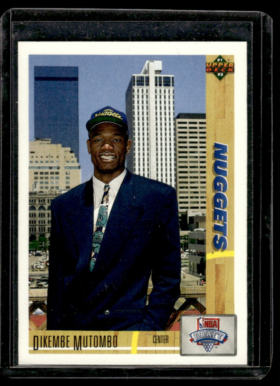 DIKEMBE MUTOMBO 1991-92 UPPER DECK RC #3