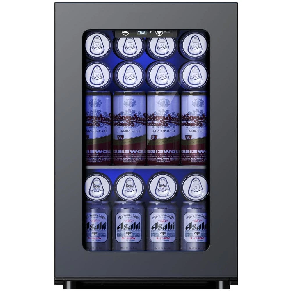 SIMZLIFE 11 in Single Zone Beverage and Wine Cooler 6 Bottles 24 Cans Black
Opens in a new window or