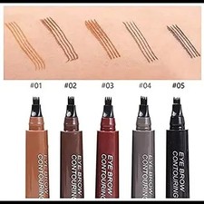 4 Points Eyebrow Pen Eyebrow Tattoo Pen Microblading Eyebrows Pen Waterproof