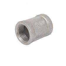 1/2BSP Female Threaded 304 Stainless Steel Pipe Coupling Fitting Connector