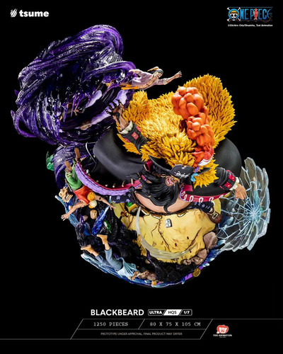 Tsume Blackbeard Ultra HQS 1/7 Scale Statue One PIECE - Picture 8 of 23