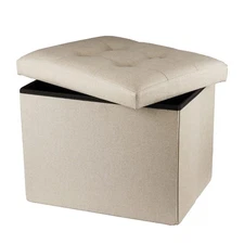 Ottoman Storage Ottoman Collapsible Ottoman with Storage Foot Rest Small Otto...