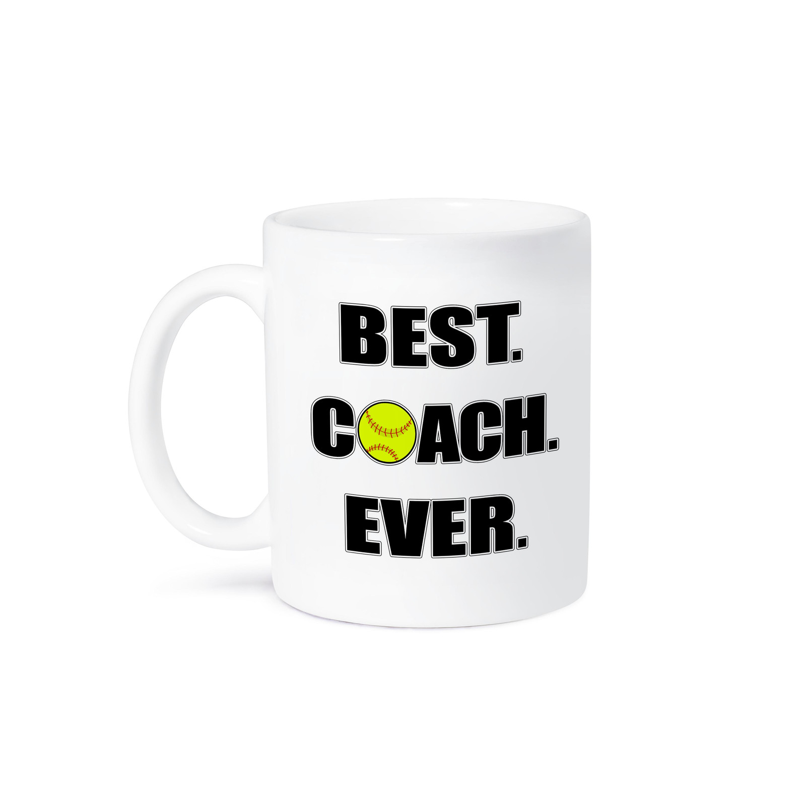 3dRose, Softball Best Coach Ever, Mug