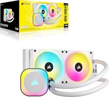 CORSAIR iCUE Link H100i RGB Liquid CPU Cooler - 240mm AIO - QX120 RGB Fans