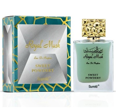Royal Musk Sweet Powdery Eau de Parfum Spray 100ml (3.4 oz) by Surrati