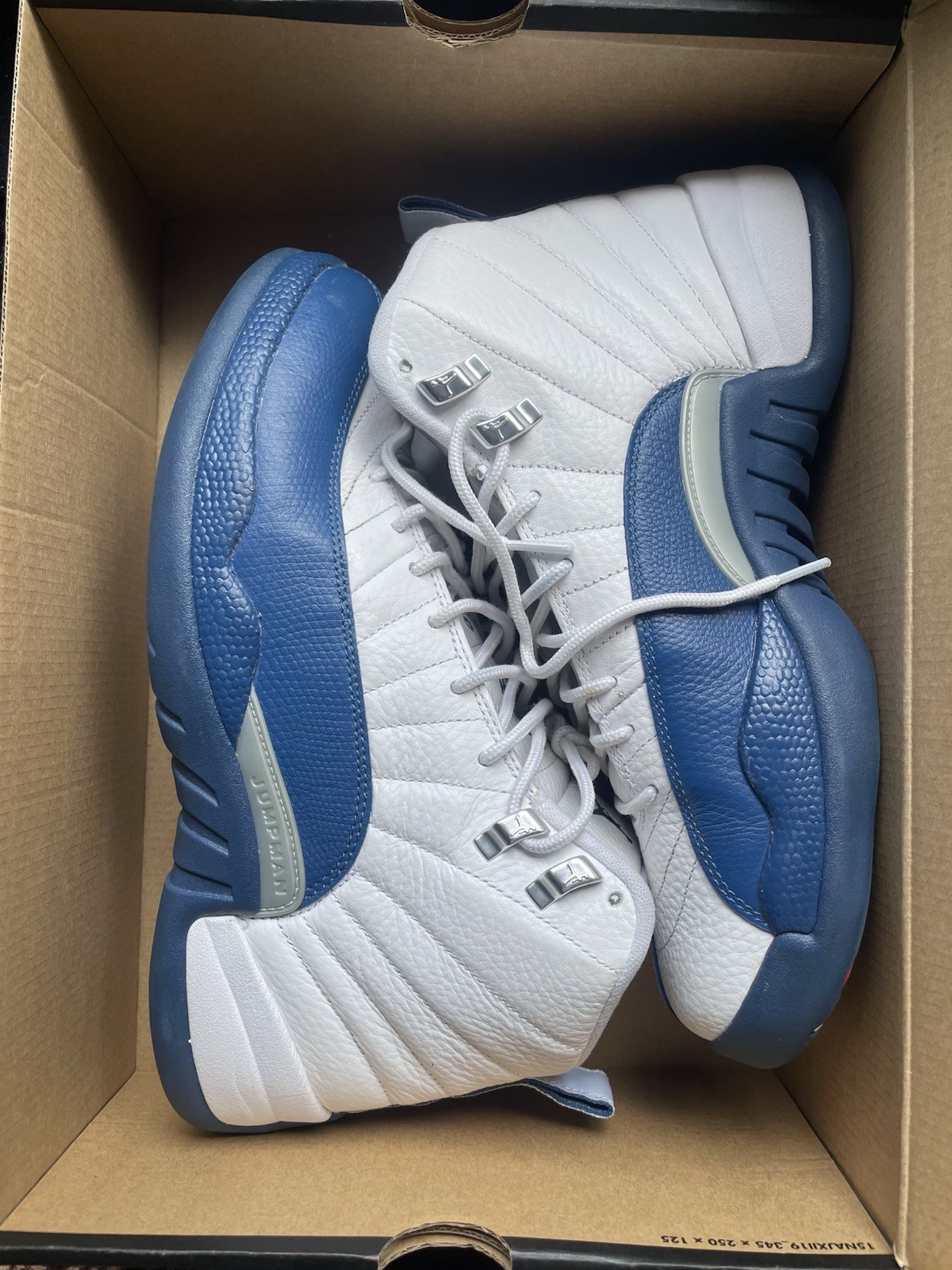 Nike Air Jordan 12 Retro French Blue White Mens Sneakers130690-113