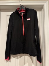 2 Pink 1/4 Zip Jacket 1 Black withPink Trim and 1 Gray withBlack Both Size Large