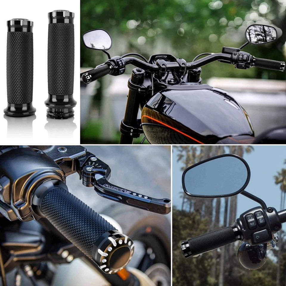 Motorcycle 1" Handlebar Hand Grips For Honda VTX1300C VTX1300R VTX1300S VTX1800 - Изображение 2 из 4
