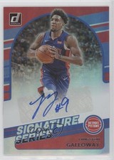 2020-21 Panini Donruss Signature Series Langston Galloway #SG-LGW Auto 13rv