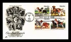 US COVER DOGS AMERICAN KENNEL CLUB CENTENNIAL FDC SETENANT ARTCRAFT