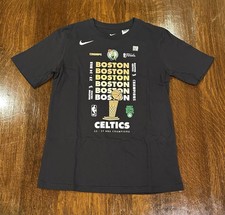 Boston Celtics 2024 NBA Champions Nike Official T-Shirt Youth Large New