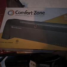 Comfort Zone Electric Baseboard Space Heater with Digital Thermostat, Black