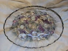 Vintage Indiana Glass Harvest Grape Carnival Glass Fruit Bowl