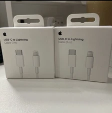 2 Pack Apple USB-C Lightning Cable