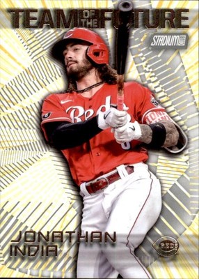 Jonathan India 2022 Stadium Club Team of the Future #TOF-5 Cincinnati Reds