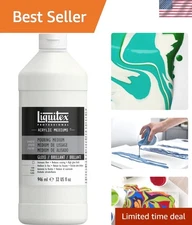 946ml Acrylic Pouring Medium - Waterproof Gloss Finish for Creative Artistry