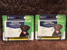 PetArmor CapAction For Dogs 25+ lbs - TWO PACKAGES (6 TABLETS EACH) Exp:6/2027