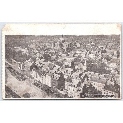 Postcard Namur Panorama Belgium 1923