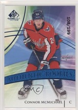 2020 SP Game Used Authentic Rookies Blue Burst /199 Connor McMichael #135 04f2