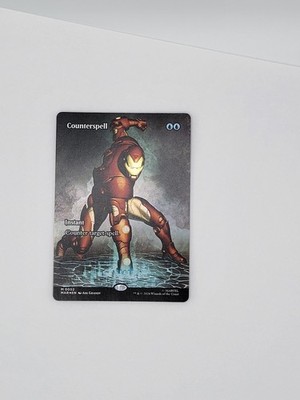 MTG Counterspell Borderless Foil 0052 - Marvel Super Heroes Magic: The Gathering