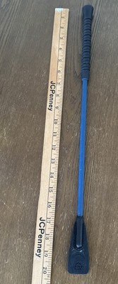 Hexa Professional Riding Whip Power 3000 Crop Blue 20  ITALY