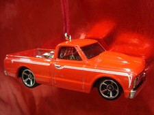 1967 67 CHEVROLET C-10 MUSCLE TRUCK RED CHEVY CHRISTMAS TREE ORNAMENT