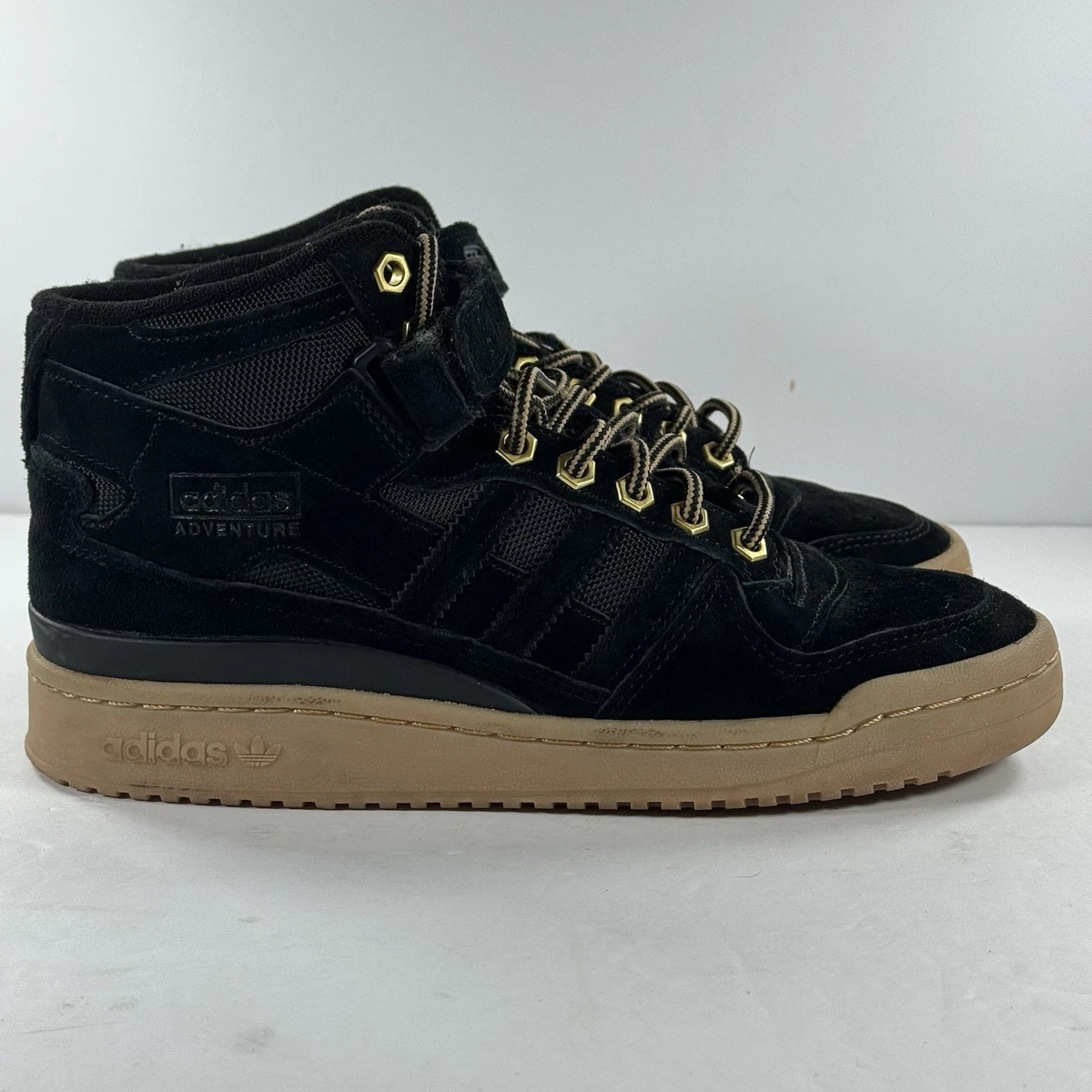 adidas Forum Mid Black/Gum for Sale | Authenticity Guaranteed | eBay