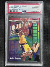 1999 Kobe Bryant Topps Chrome Highlight Reels #HR4 - PSA 10 Gem Mint Lakers HOF