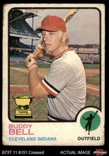 1973 Topps #31 Buddy Bell xGAP Indians ROOKIE ASR COMMON VARIATION 1 - POOR