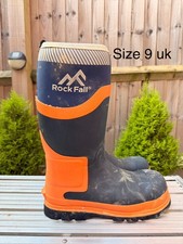 Rockfall Workie wellington boots sz9