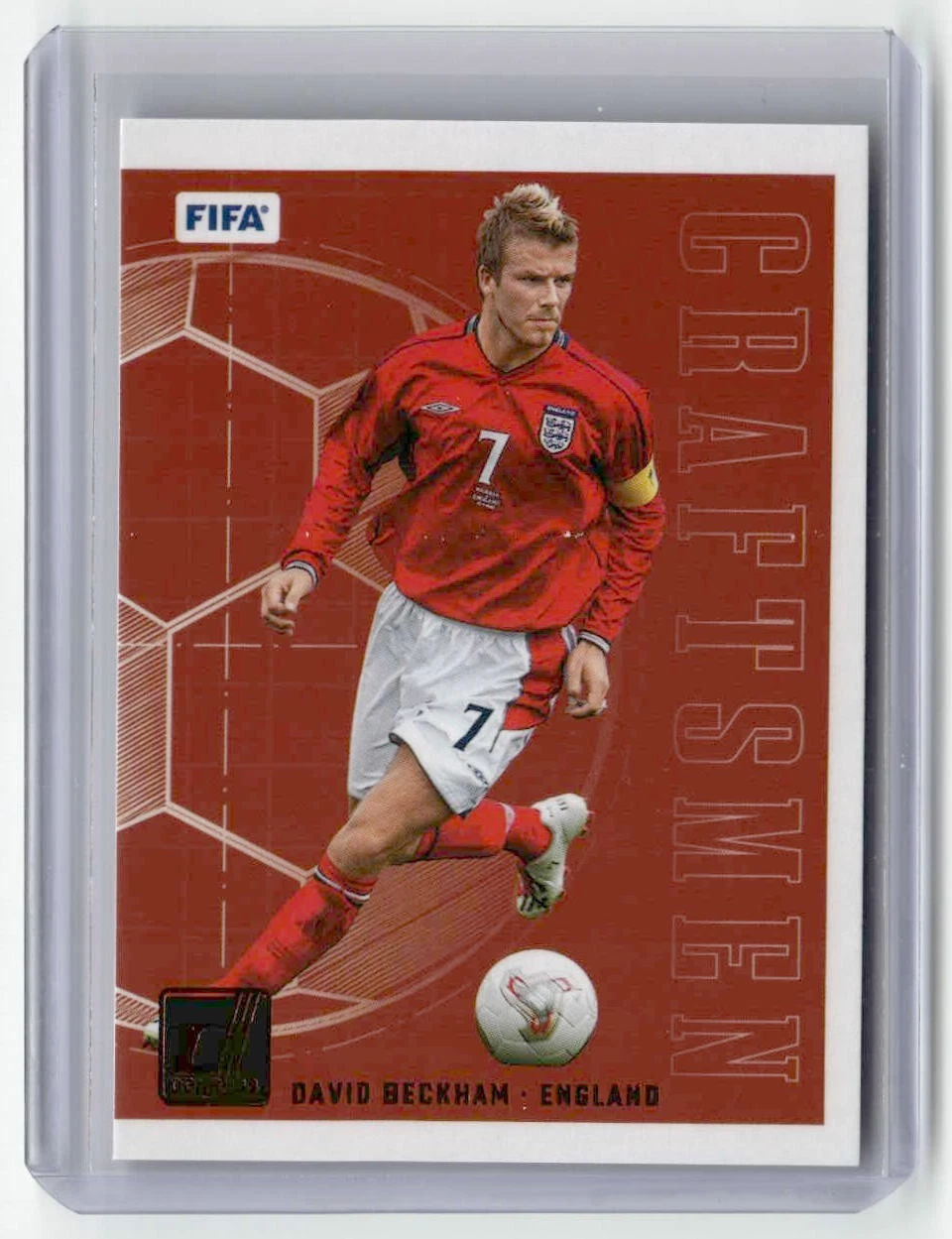 David Beckham trading card