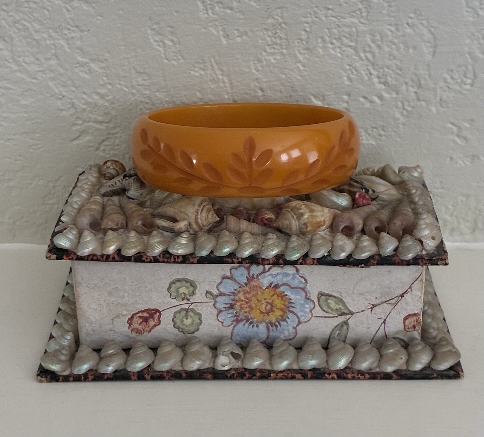 Vintage Butterscotch Bakelite Stackable Bracelet … - image 3