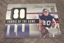 2006 Leaf Certified Materials Jersey Number 69/80 Jeremy Shockey #FOTG-103