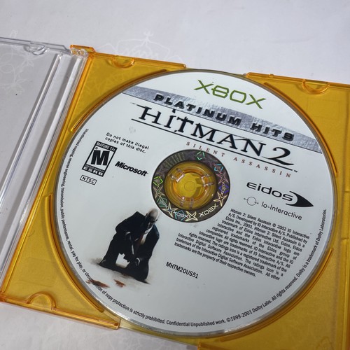 Hitman 2: Silent Assassin (Microsoft Xbox, 2003) Game Disc ONLY - Tested - Picture 1 of 2