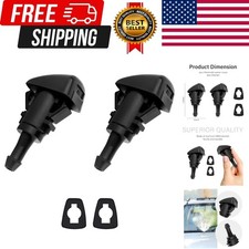 2pcs Front Windshield Washer Nozzle Compatible With Chrysler Dodge Ramcar Winds