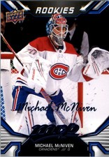 2022-23 Upper Deck MVP Factory Set Blue Script #238 Michael McNiven SP - HKY