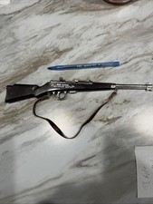 VTG Bolt Action Military Toy Rifle 11" UK Design Collectible Retro Miniature 