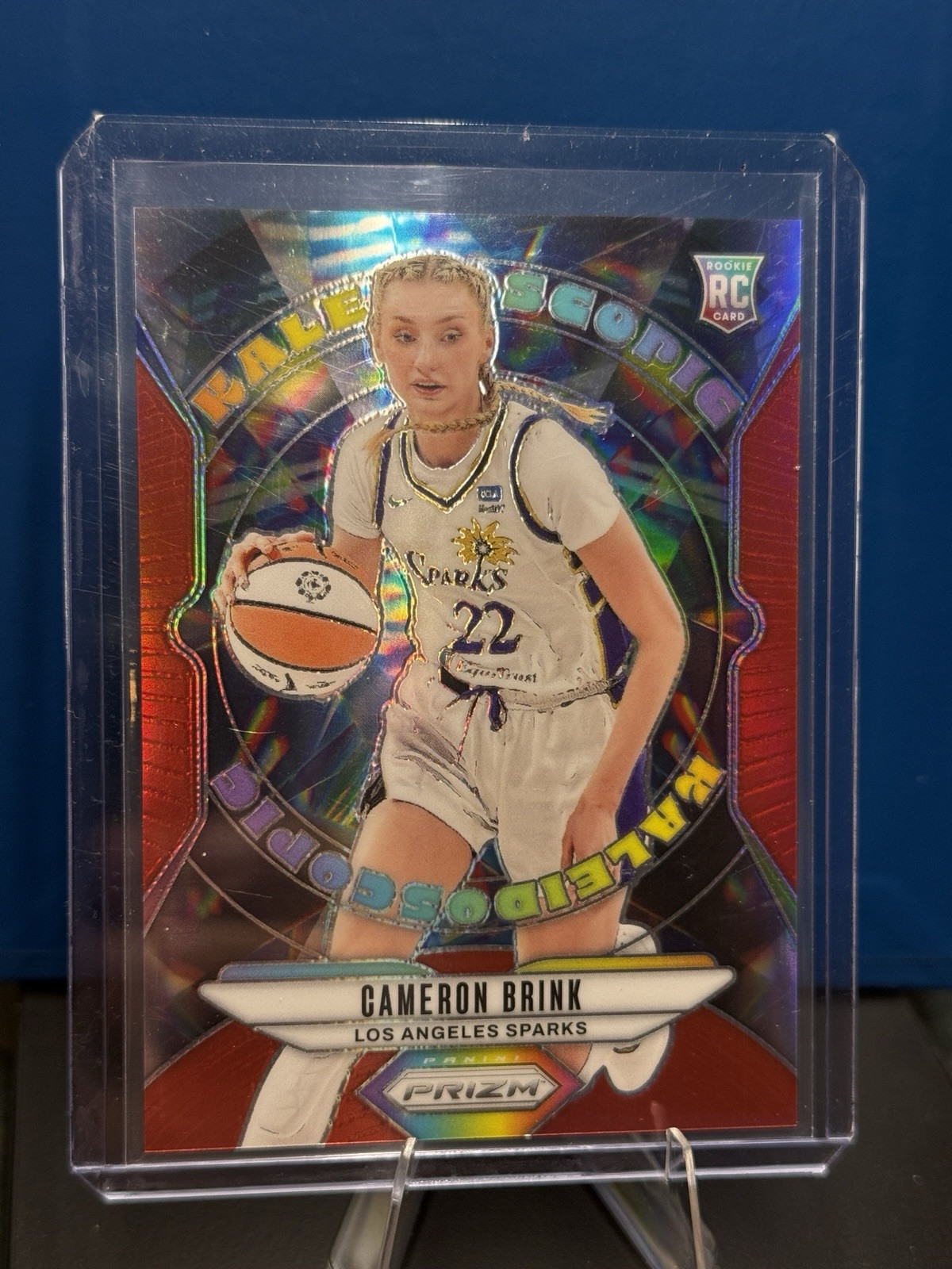 2024 Panini Prizm WNBA - Kaleidoscopic Cameron Brink #14 Red Prizm 54/99 (RC)