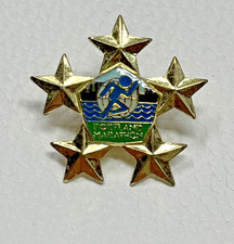 Portland Oregon Marathon Star Lapel Pin pinback tie tack P4749