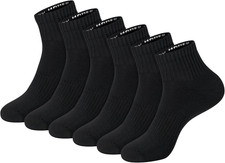 Unisex Plain White Socks Pack or Plain Black Socks Pack, Men'S, Women'S  Teen S