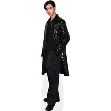 Cha Eun-Woo Black Outfit Mini Size Cutout