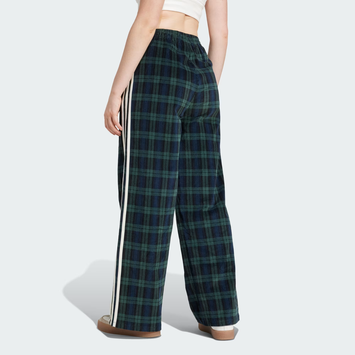 adidas Originals Tartan Corduroy Wide Leg Knit Sports Pants | eBay