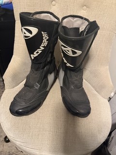AGVSPORT Motorcycle Boots Size 48 EUC