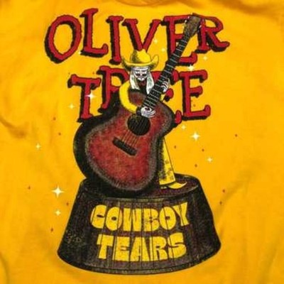 Oliver tree cowboy tears Gold Color Shirt All size S-5XL BS1892