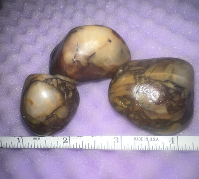 jasper 3 Pieces-4.6 Oz. Found in southern Illinois On Mississippi River
