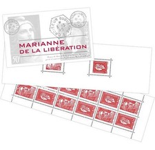 Timbre France 2015  Carnet complet N° C1522 Marianne de la Libération Neuf**