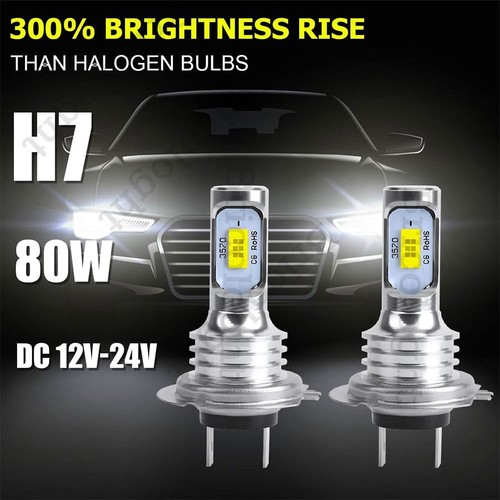4x For Volvo XC90 2003-2014 H7 & H11 Headlight LED Combo 6000K Bulb Kit WHI - Picture 5 of 19