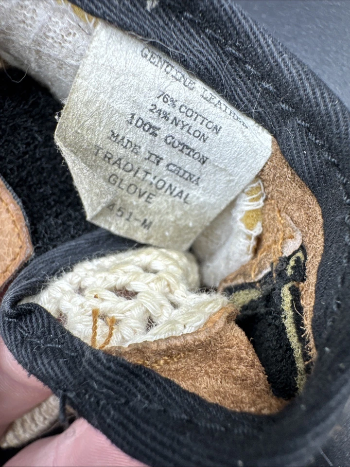 Guantes de ciclismo vintage Trek estilo años 80 grandes de ganchillo medianos Foto 2 de 4