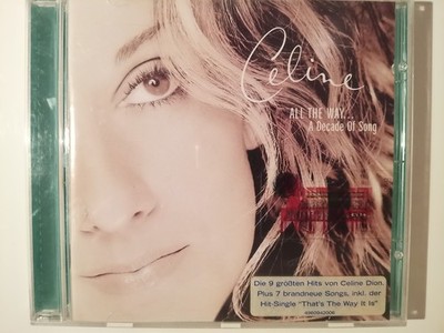 Céline Dion, ALL THE WAY... A Decade Of Song, Musik Album CD,  gut erhalten.