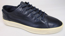 NEW ECCO Blue Leather Lace up Casual Sneakers Womens Size 10.0 M, Danish Design